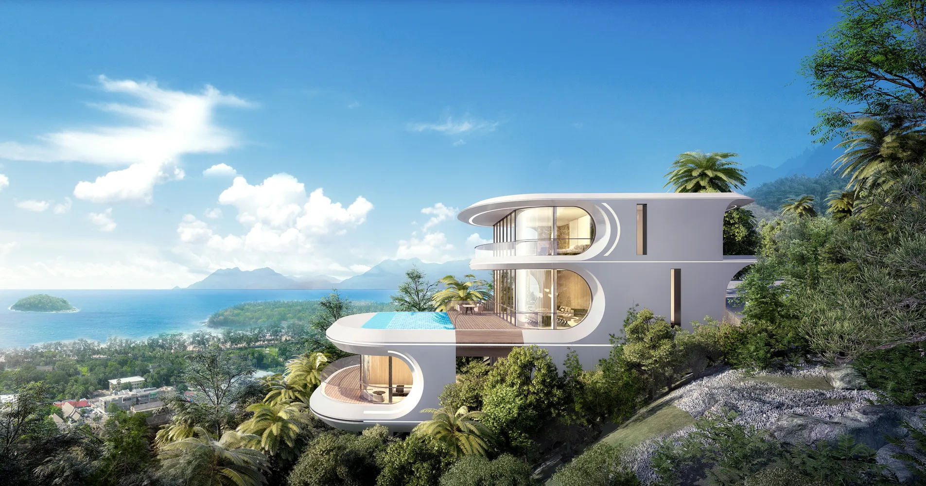 Aurora Phuket — архитектура и ландшафт